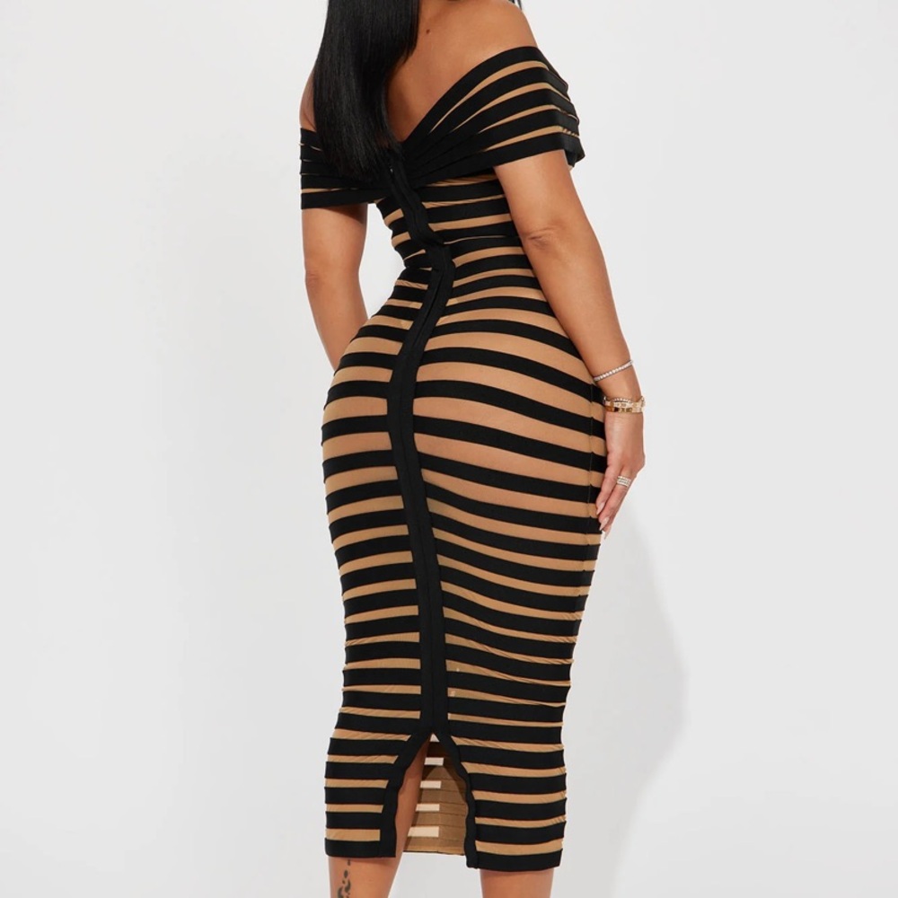 BANDAGE MIDI DRESS - Picture 5 of 9